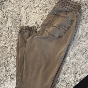 Women’s Brown Casual stretchy jogger jeans